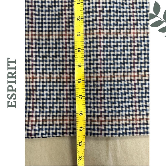 🛍️3/$40 Espirit Plaid Classic Cut Wrap Mini Skirt
Sheep Leather Accent Brown 14 - Picture 5 of 9